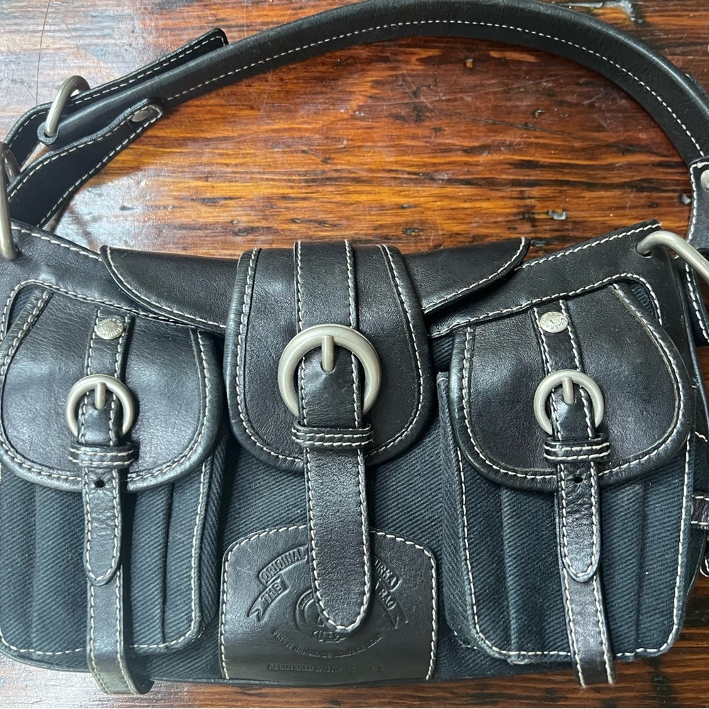 GHURKA - Black Leather Women's Bag